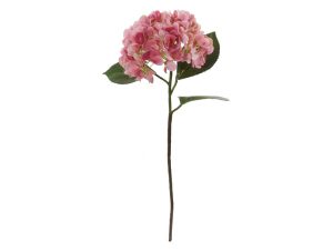 Grote roze hortensia kunstbloem 