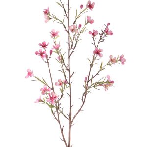 Luxe waxbloem kunstbloem in roze
