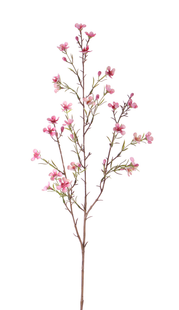 Luxe waxbloem kunstbloem in roze