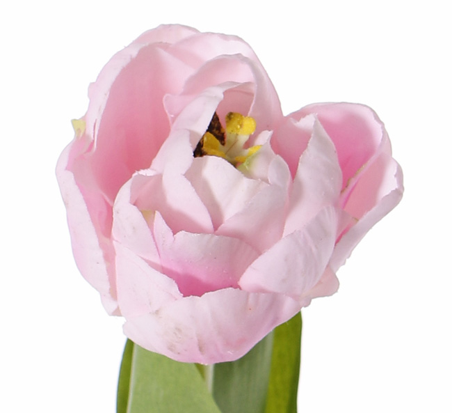 Kunst tulp roze levensecht. - Afbeelding 2