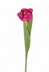 Hard roze kunsttulp real touch
