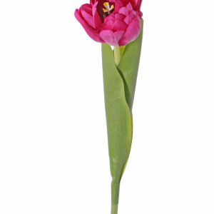 Hard roze kunsttulp real touch