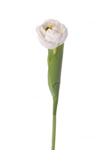 Niet van echt te onderscheiden witte kunsttulp 