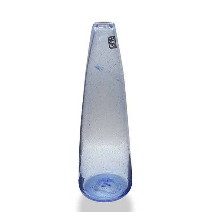 Handgemaakte Maison Zoe licht blauwe vaas