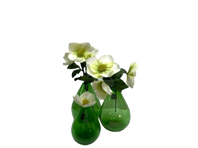 vazen in groen gerecycled glas vazen
