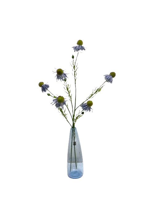Handgemaakte Maison Zoe licht blauwe vaas