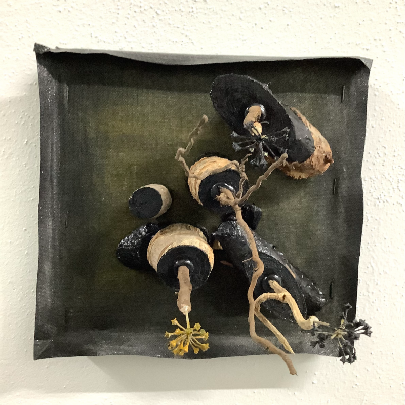 Wandobject natuurlijke materialen
