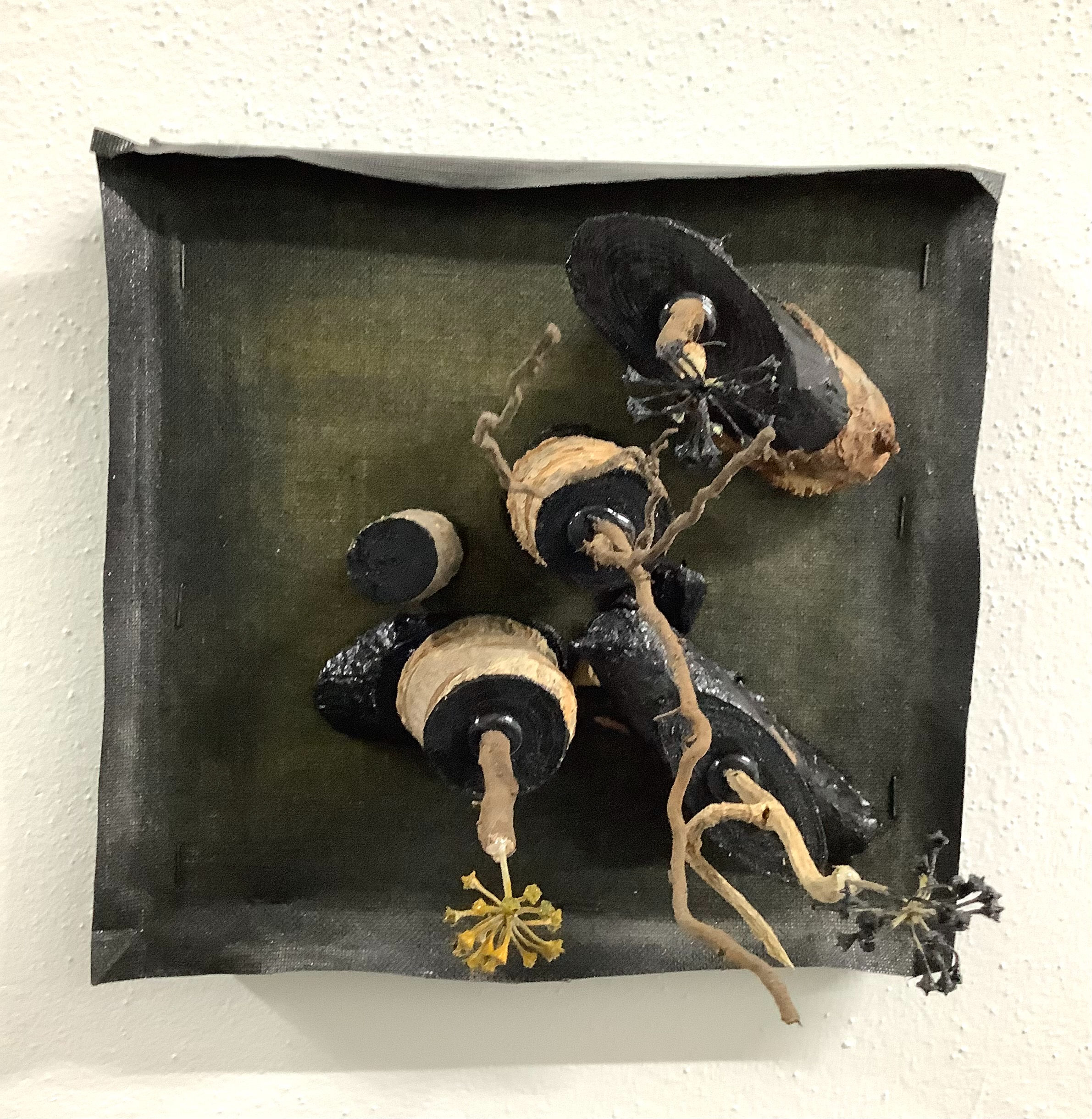 Wandobject natuurlijke materialen