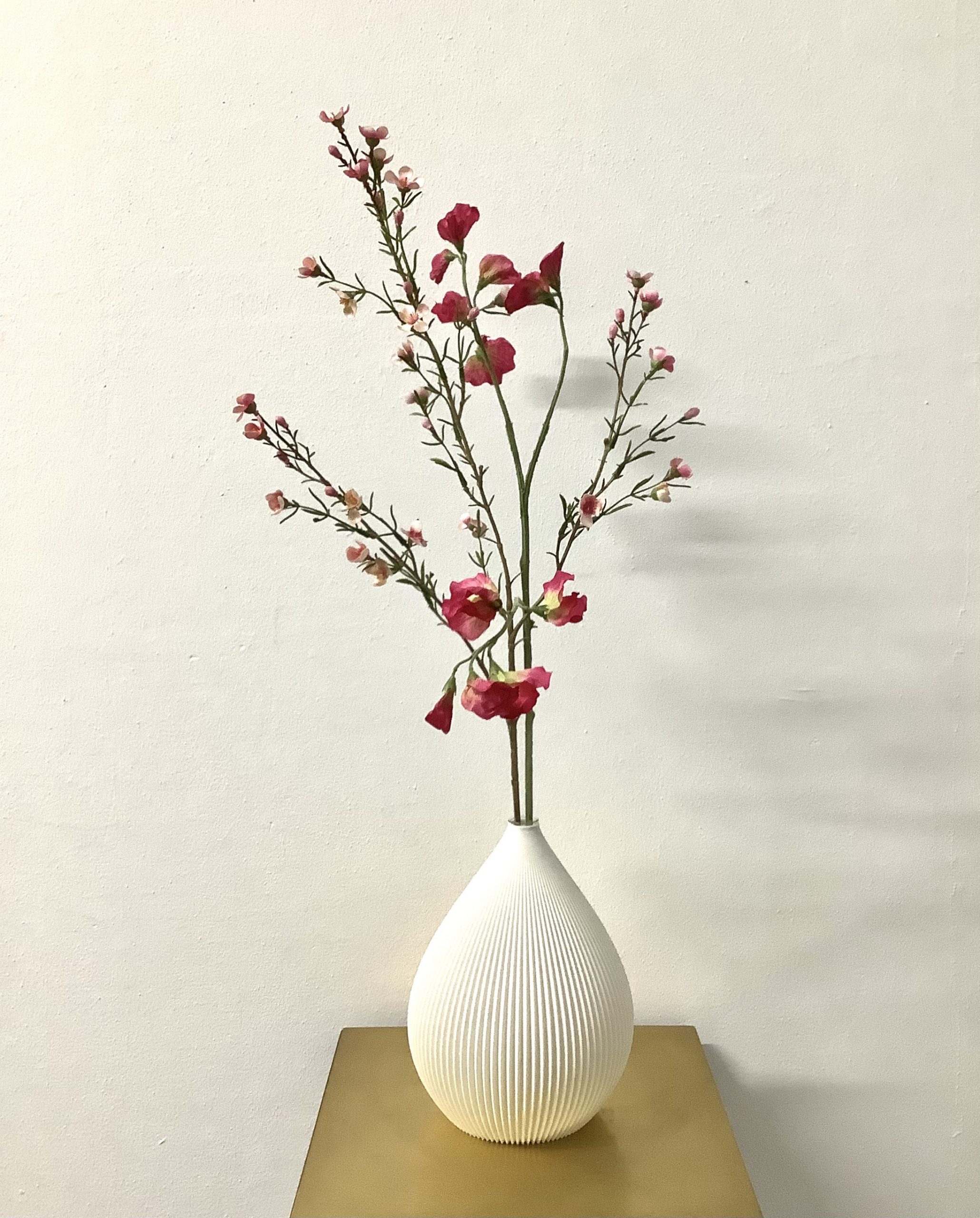 Recozy witte medium ballonvaas
