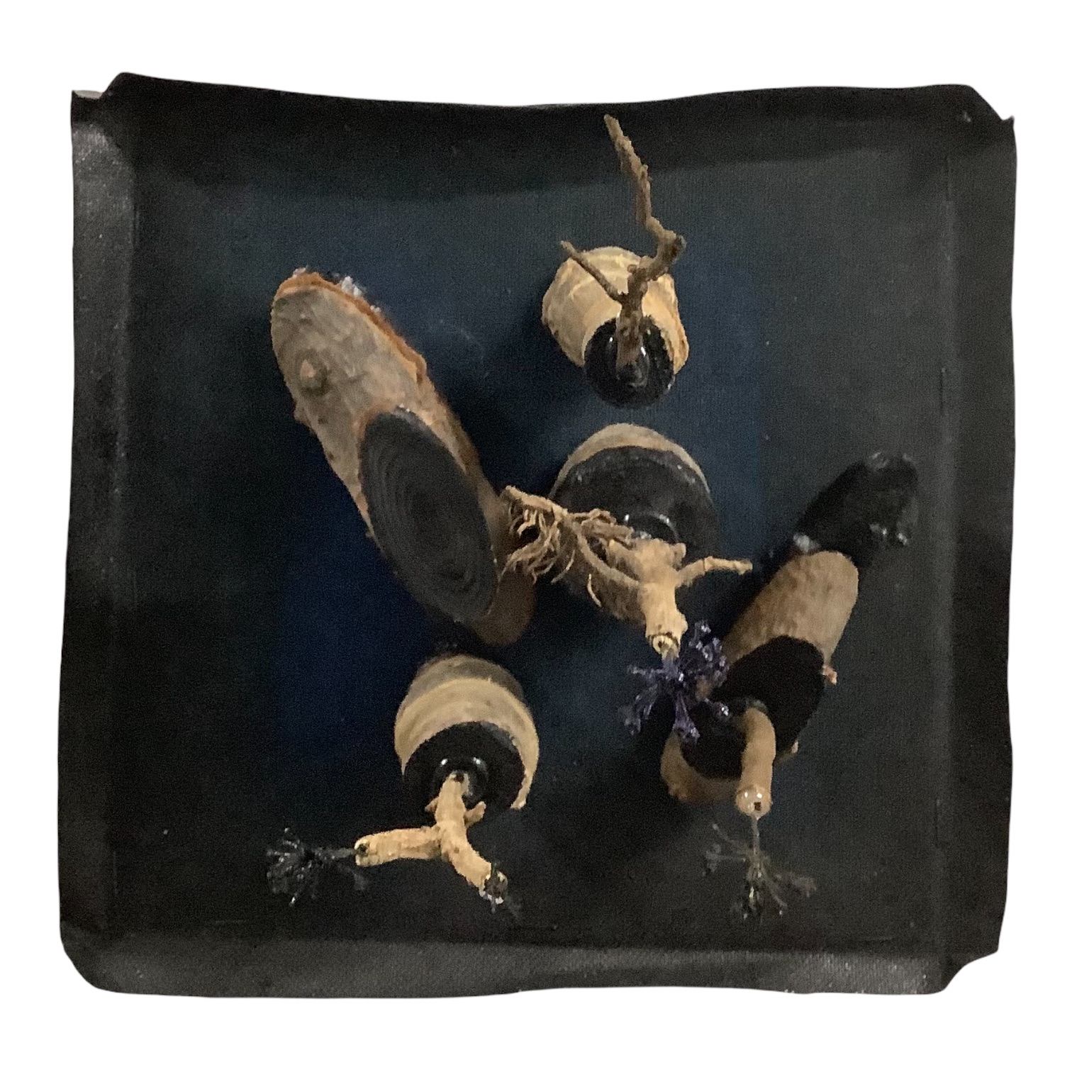 Wandobject natuurlijke materialen