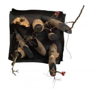 Wandobject natuurlijke materialen