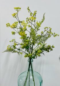 Groen distel kunstboeket